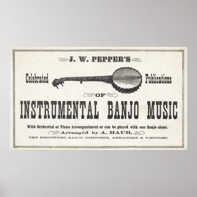 Banjo Music Poster (Framsidan)