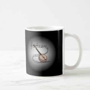 Banjo ~ Musical Globe ~ Musical Instrument ~ Kaffemugg