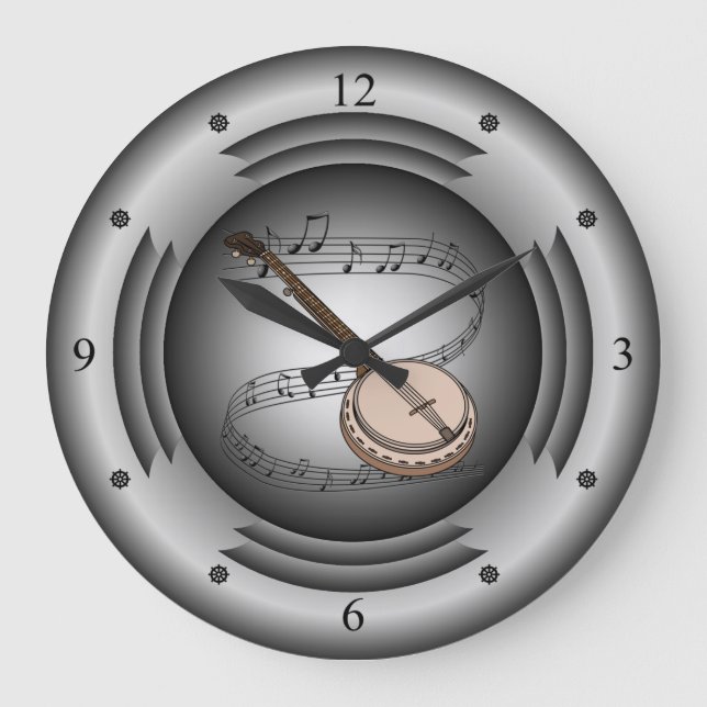 Banjo ~ Musikens Rulla ~ Silver Speaker ~ Stor Klocka (Framsida)