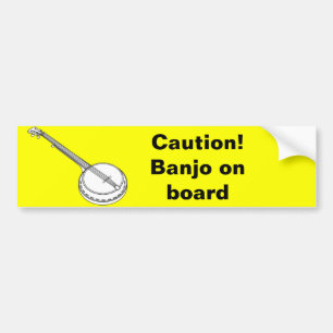 Banjo ombord bildekal