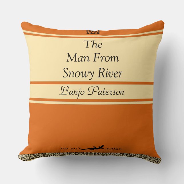 Banjo Paterson Retro Stil Cushions Kudde (Framsida)