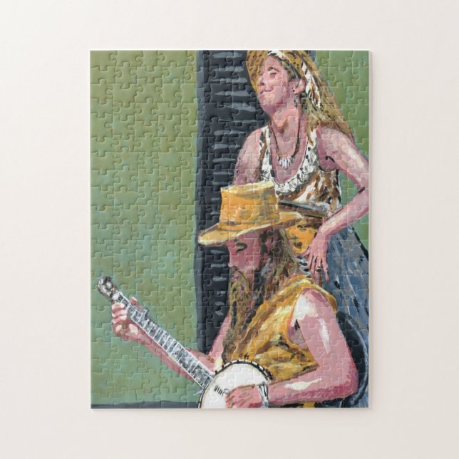 Banjo Player Pussel (Vertikal)