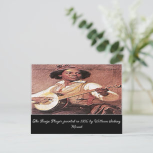"Banjo Player" Vykort