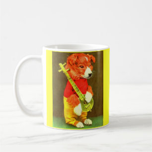 Banjo puppy kaffemugg