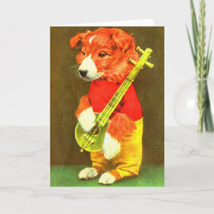 Banjo puppy kort