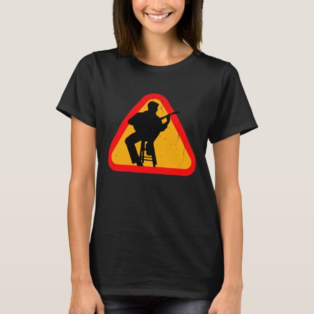 Banjo Silhouette T Shirt (Framsida)