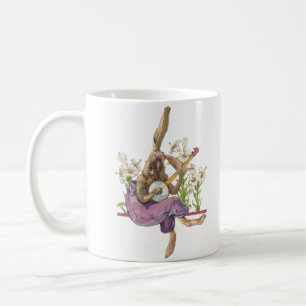 Banjo som leker kaninmuggen kaffemugg