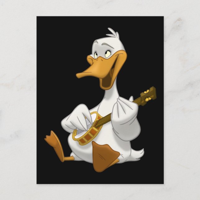 Banjo-Strummin' Anka vykort (Framsida)