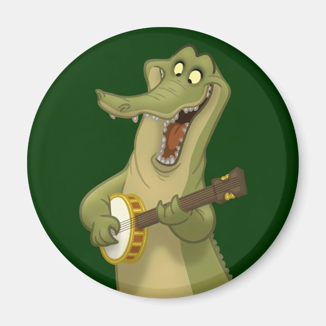Banjo-Strummin' Gator Magnet (Framsidan)