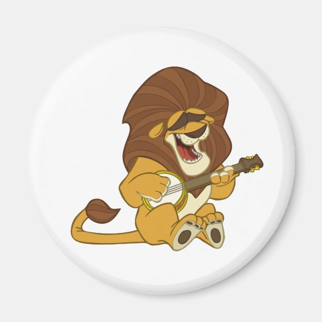 Banjo-Strummin" Lejona Magnet (Framsidan)