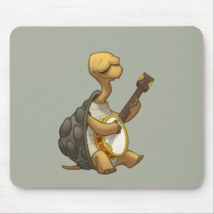 Banjo-Strummin' sköldpadda Mousepad Musmatta