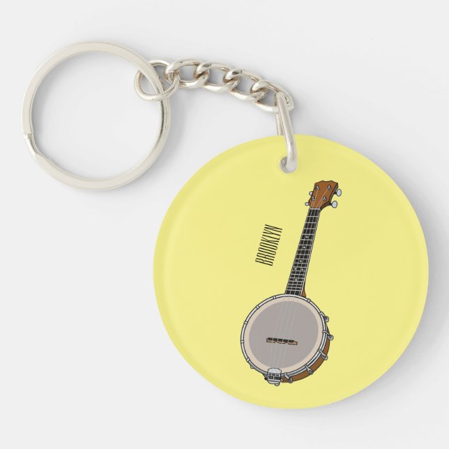 Banjo tecknad illustration (Framsidan)