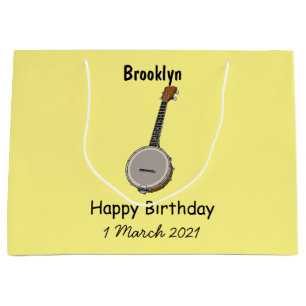 Banjo tecknad illustration