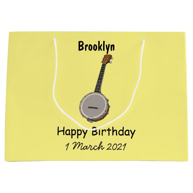 Banjo tecknad illustration (Framsidan)