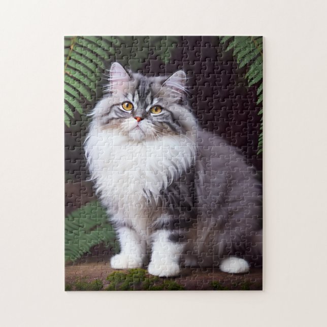 Banjo the Fluffy Persian Cat, Jigszawa Puzzle Pussel (Vertikal)