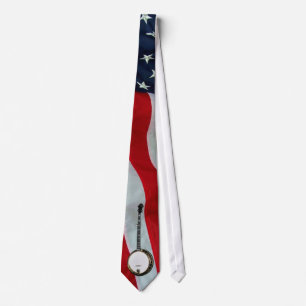 BANJO--TIE-AMERICANFLAGGA SLIPS