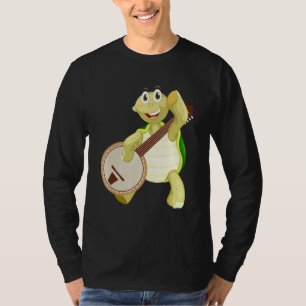 Banjo Turtle Turtle Play Banjo T Shirt