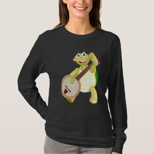 Banjo Turtle Turtle Play Banjo T Shirt