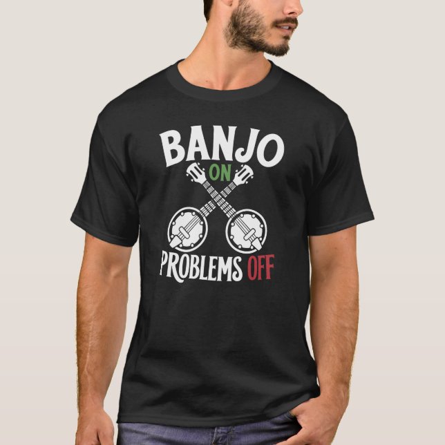 Banjo vid problem av t shirt (Framsida)