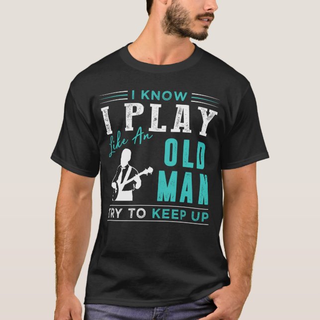 Banjo Virtuoso: Behålla upp med min Hilarious Time T Shirt (Framsida)
