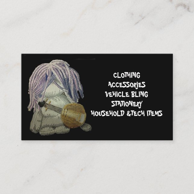 Banjoaffärs-kort Visitkort (Framsida)