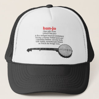 Banjodefinitionhatt Truckerkeps