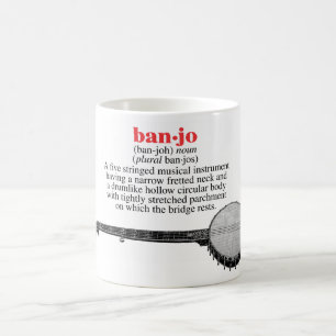 Banjodefinitionmugg Kaffemugg