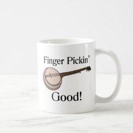 Banjoen är den fingerPickin bran Kaffemugg