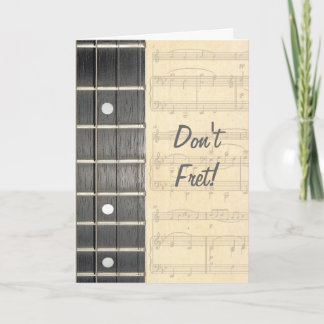 Banjoen stränger Fretboard att gräma sig inte Kort