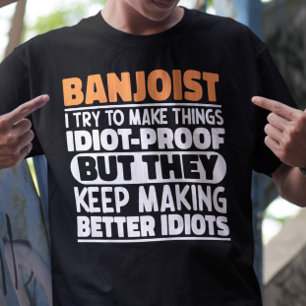 Banjoist jag försöker göra Sak Roliga meningar Coo T Shirt