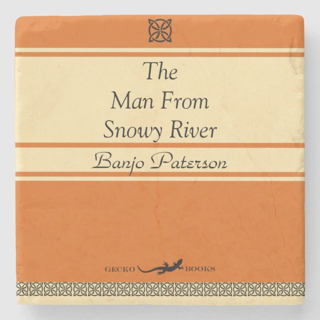 BanjoPaterson Retro stil Underlägg Sten (Framsidan)