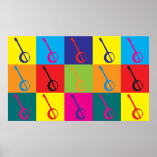 Banjopopkonst Poster