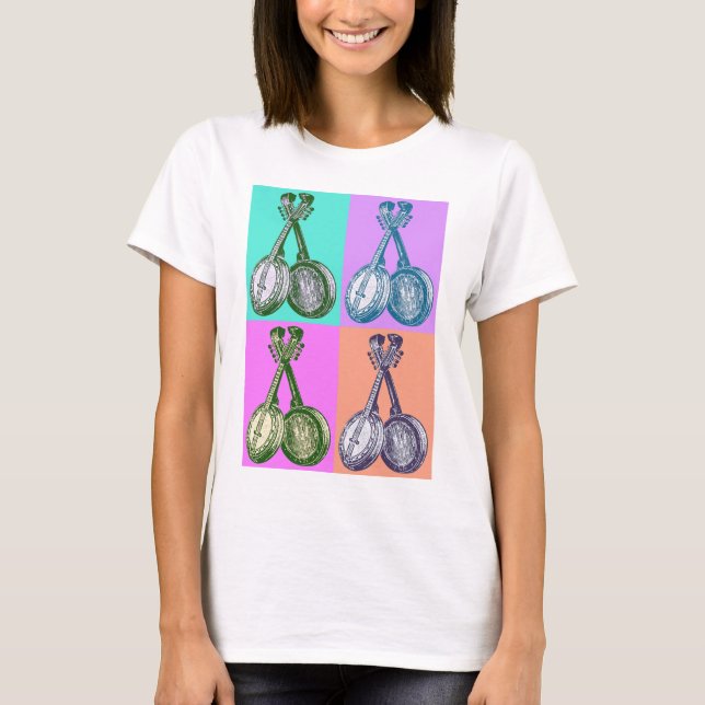 Banjopopkonst Tee (Framsida)