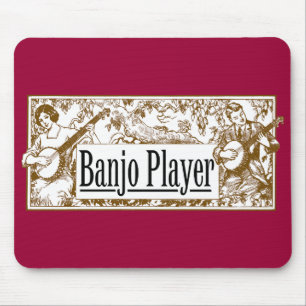 Banjospelare Mousepad Musmatta