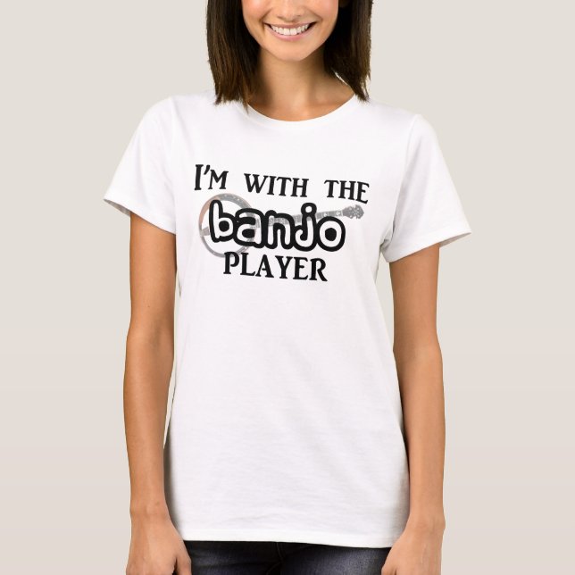 Banjospelare Tee Shirt (Framsida)