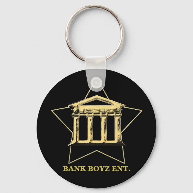 Bank Boyz Black Keychain Nyckelring (Framsida)