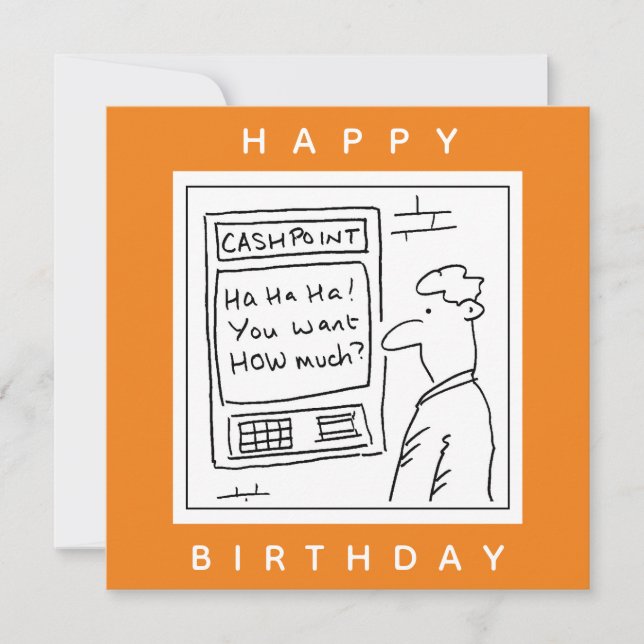 Bank Cashpoint Maskin och Customer Kort (Framsida)