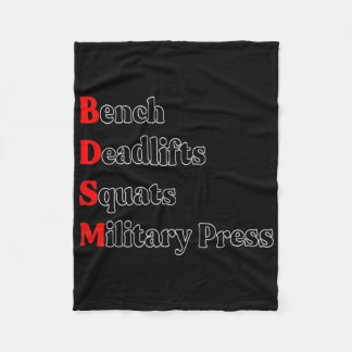 Bänk Dödlift Knäböj Militärpress Bodybuilding G Fleecefilt