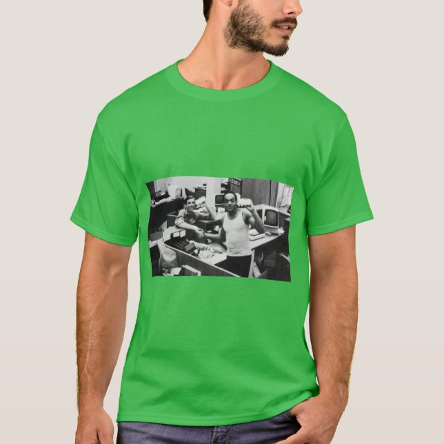 Bank Heist of the Dead retro T Shirt (Framsida)