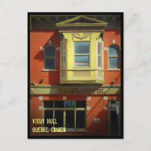 Bank Hotel Architecture Downtown Vieux Hull Vykort
