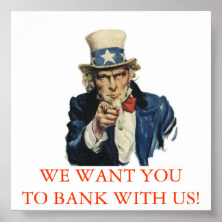 BANK MED USA POSTER