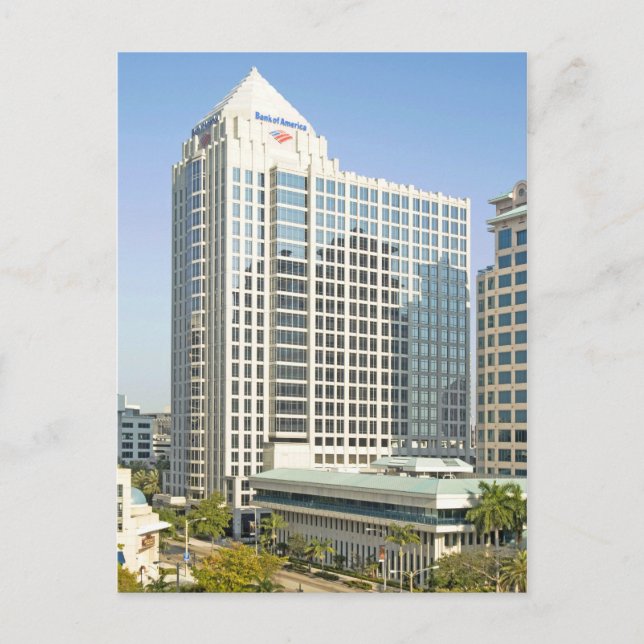 Bank of America Plaza, Fort Lauderdale Vykort (Framsida)