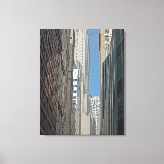 Bank of New York Byggnad Manhattan Canvastryck (Framsida)