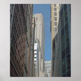 Bank of New York Byggnad Manhattan Poster