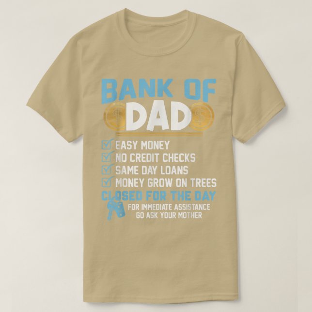 Bank of Pappa T Shirt (Design framsida)