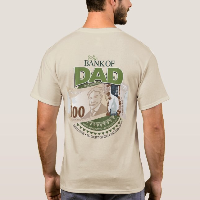 Bank of Pappa T Shirt (Baksida)