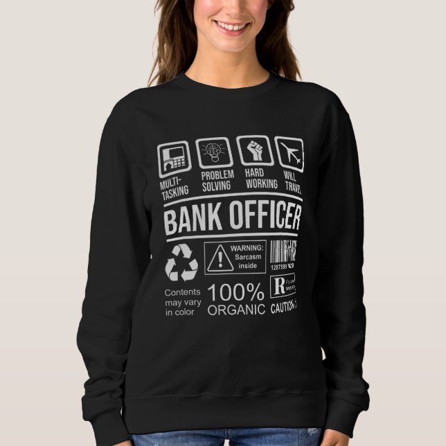 Bank Officer Limited Edition Banker Bank Clerk Fin T Shirt (Framsida)