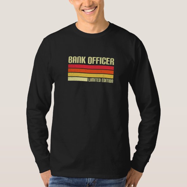 Bank Officer Limited Edition Banker Bank Clerk Fin T Shirt (Framsida)