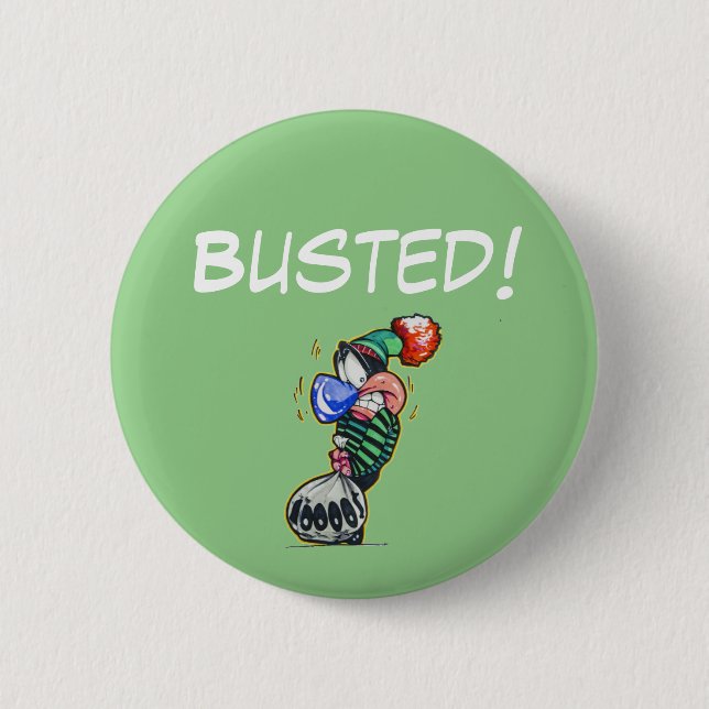 Bank Robber Button Knapp (Framsida)