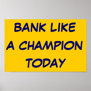 Bank som en mästare idag poster